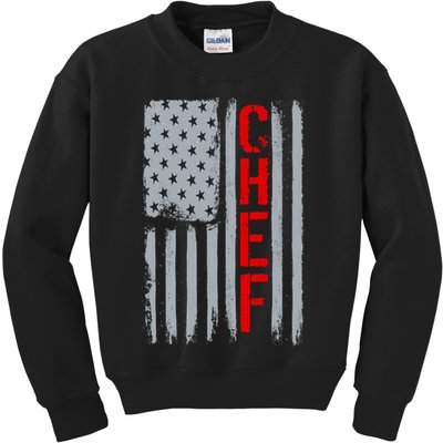 American Chef USA Flag Kids Sweatshirt
