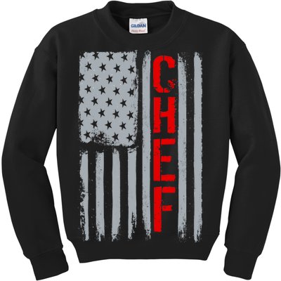 American Chef USA Flag Kids Sweatshirt