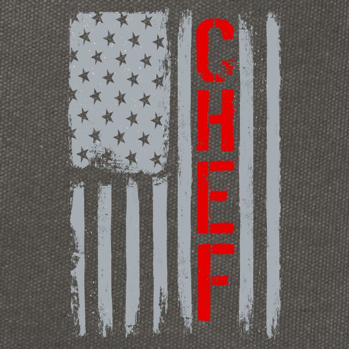 American Chef USA Flag Cotton Canvas Backpack