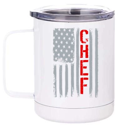 American Chef USA Flag 12 oz Stainless Steel Tumbler Cup