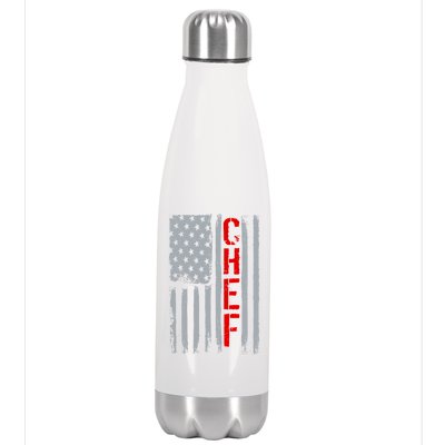 American Chef USA Flag Stainless Steel Insulated Water Bottle