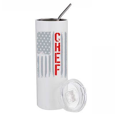 American Chef USA Flag Stainless Steel Tumbler