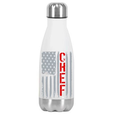 American Chef USA Flag Stainless Steel Insulated Water Bottle