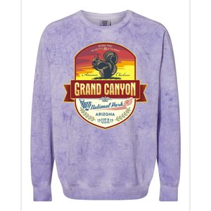 American Chickaree Grand Canyon National Park Colorblast Crewneck Sweatshirt