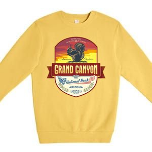 American Chickaree Grand Canyon National Park Premium Crewneck Sweatshirt