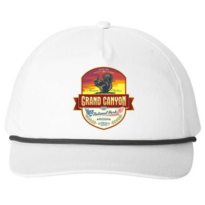 American Chickaree Grand Canyon National Park Snapback Five-Panel Rope Hat