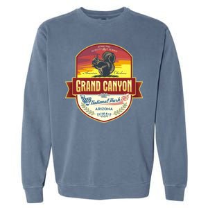 American Chickaree Grand Canyon National Park Garment-Dyed Sweatshirt