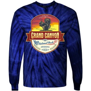 American Chickaree Grand Canyon National Park Tie-Dye Long Sleeve Shirt