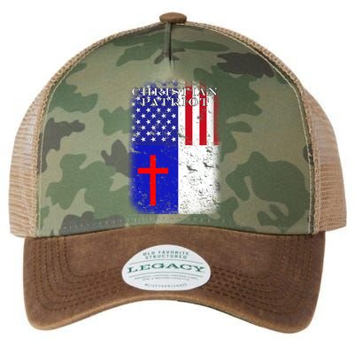 American Christian Patriot Red Cross Legacy Tie Dye Trucker Hat