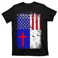 American Christian Patriot Red Cross T-Shirt