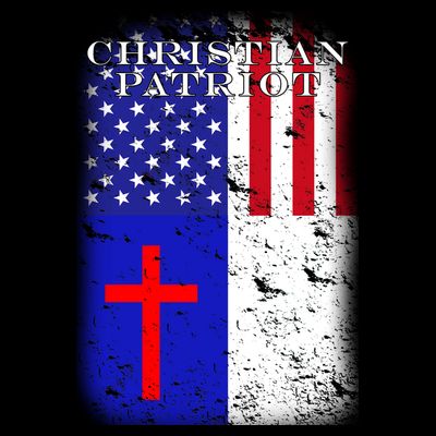 American Christian Patriot Red Cross T-Shirt