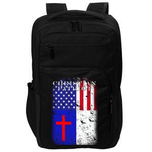 American Christian Patriot Red Cross Impact Tech Backpack