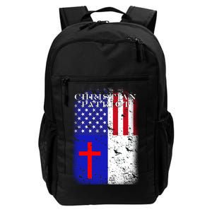 American Christian Patriot Red Cross Daily Commute Backpack