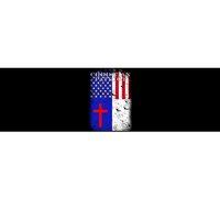 American Christian Patriot Red Cross Bumper Sticker