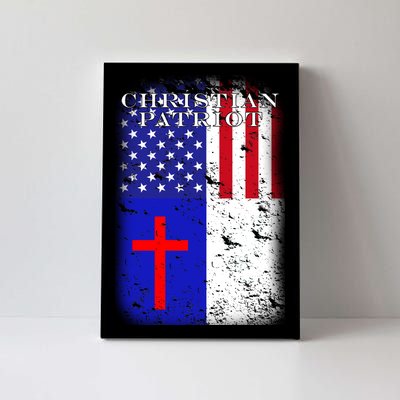 American Christian Patriot Red Cross Canvas