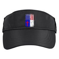 American Christian Patriot Red Cross Adult Drive Performance Visor