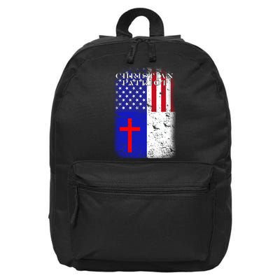 American Christian Patriot Red Cross 16 in Basic Backpack