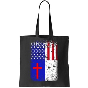 American Christian Patriot Red Cross Tote Bag