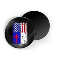 American Christian Patriot Red Cross Magnet