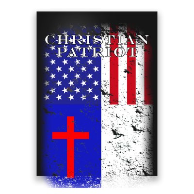 American Christian Patriot Red Cross Poster