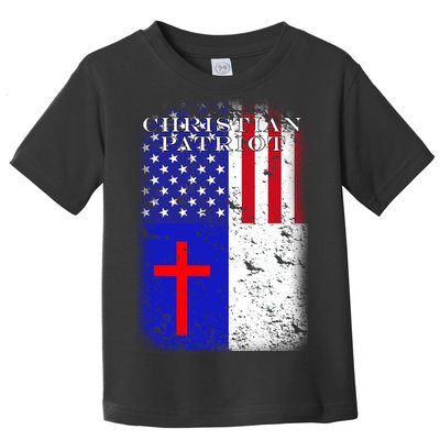 American Christian Patriot Red Cross Toddler T-Shirt