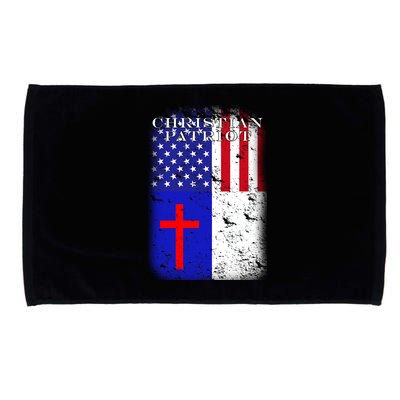 American Christian Patriot Red Cross Microfiber Hand Towel