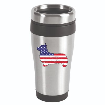 American Corgi 16oz Travel Tumbler