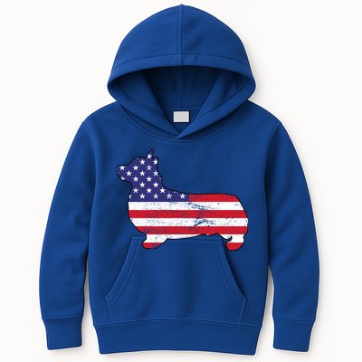 American Corgi Kids Hoodie