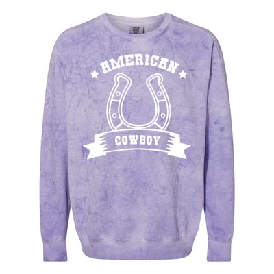 American Cowboy Vintage Colorblast Crewneck Sweatshirt