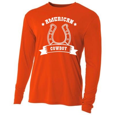 American Cowboy Vintage Cooling Performance Long Sleeve Crew