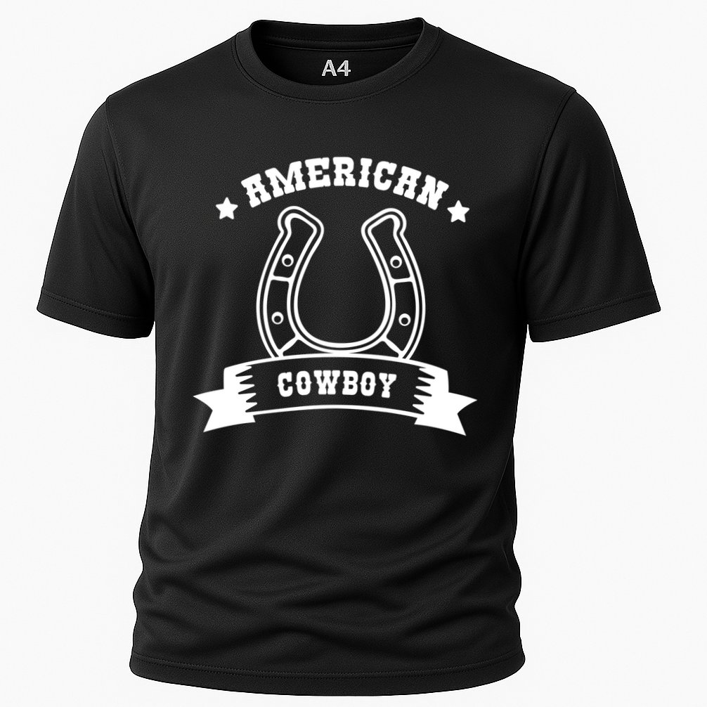 American Cowboy Vintage Cooling Performance Crew T-Shirt