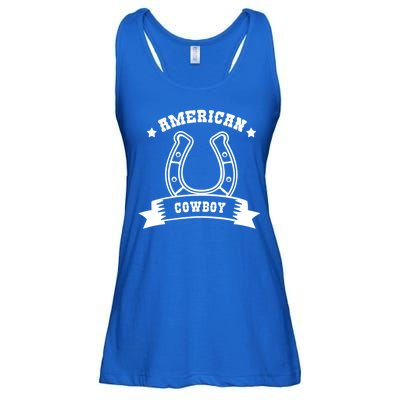 American Cowboy Vintage Ladies Essential Flowy Tank