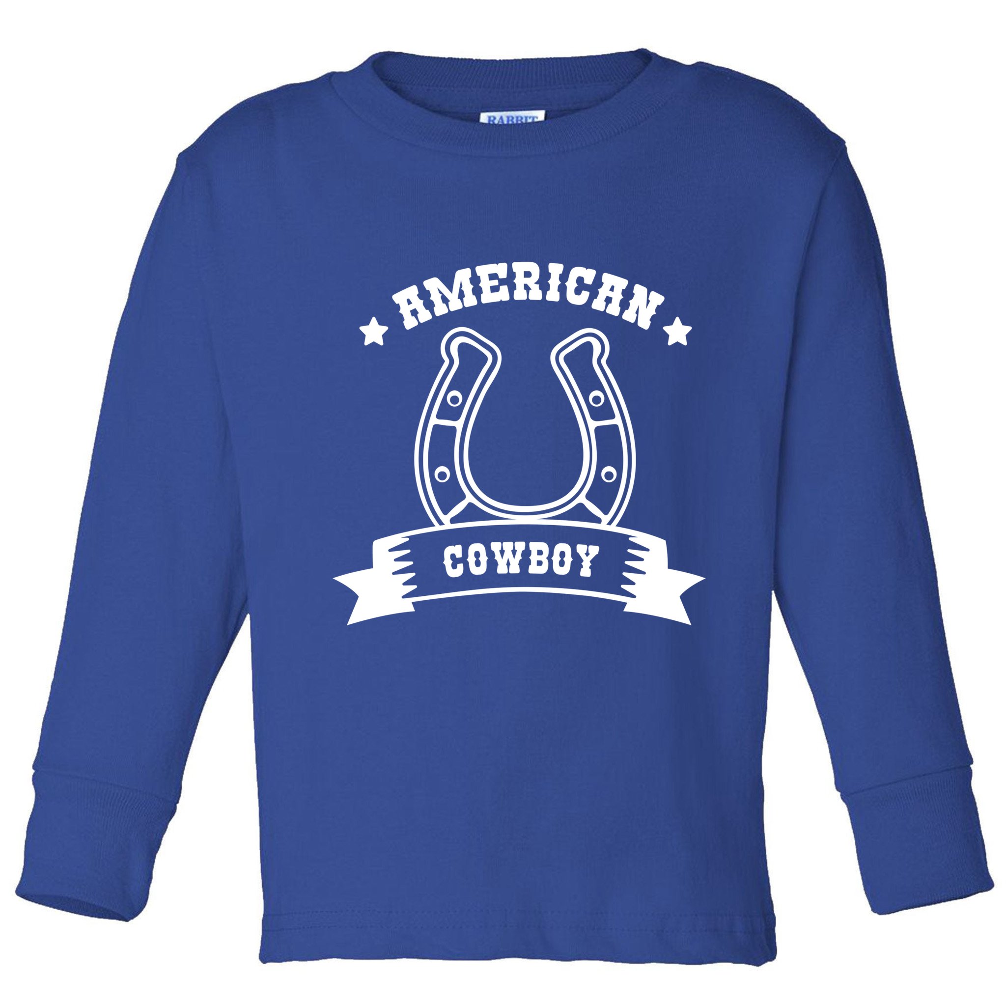 American Cowboy Vintage Toddler Long Sleeve Shirt