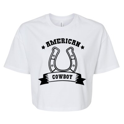 American Cowboy Vintage Bella+Canvas Jersey Crop Tee