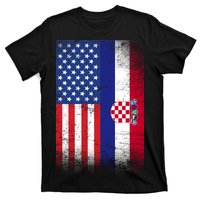 American Croatian Flag Croatia Pride T-Shirt