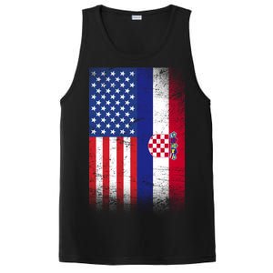 American Croatian Flag Croatia Pride PosiCharge Competitor Tank