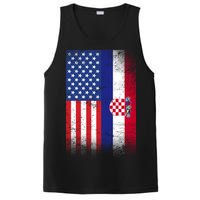 American Croatian Flag Croatia Pride PosiCharge Competitor Tank