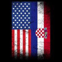American Croatian Flag Croatia Pride Visor