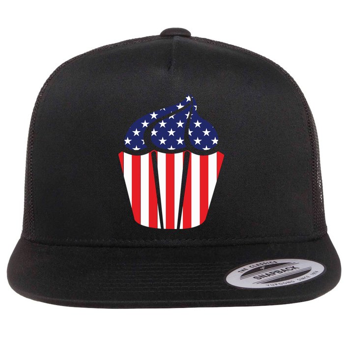 American Cupcake USA Flag Flatbill Hat