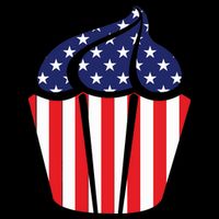 American Cupcake USA Flag Flatbill Hat
