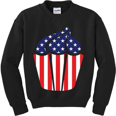 American Cupcake USA Flag Kids Sweatshirt