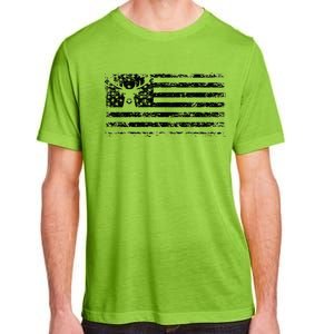 American Deer Hunting Flag Adult ChromaSoft Performance T-Shirt