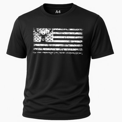 American Deer Hunting Flag Performance Shirt