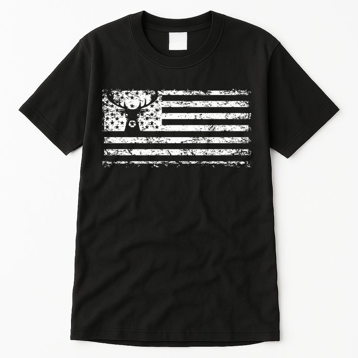 American Deer Hunting Flag Tall T-Shirt