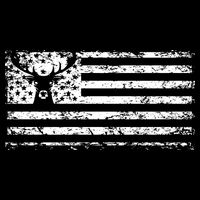American Deer Hunting Flag Tall T-Shirt