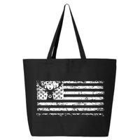 American Deer Hunting Flag 25L Jumbo Tote