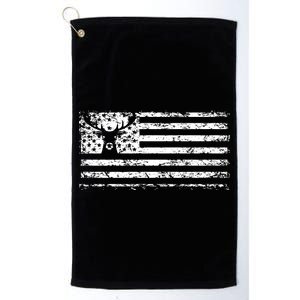 American Deer Hunting Flag Platinum Collection Golf Towel