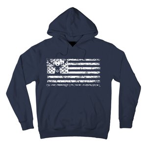 American Deer Hunting Flag Hoodie