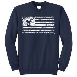 American Deer Hunting Flag Sweatshirt