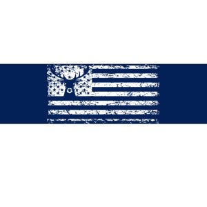 American Deer Hunting Flag Bumper Sticker